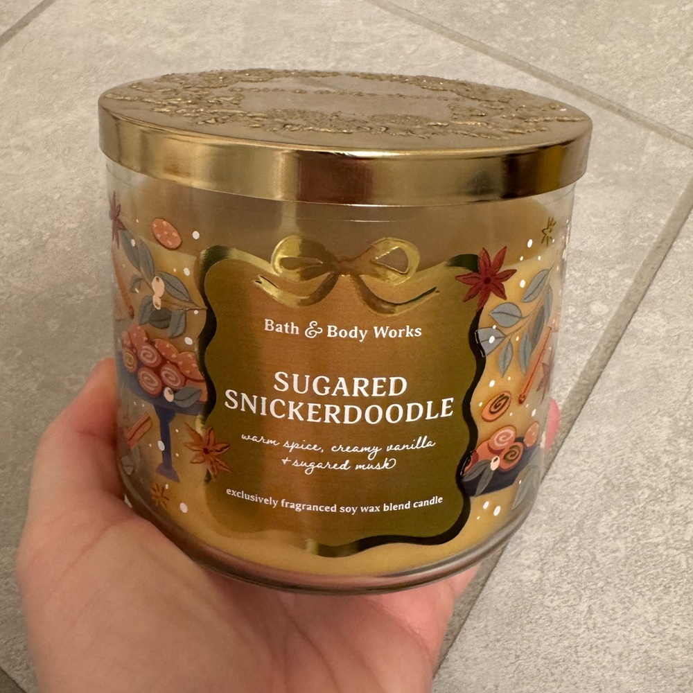NWT Bath & Body Works 3 Wick Candle